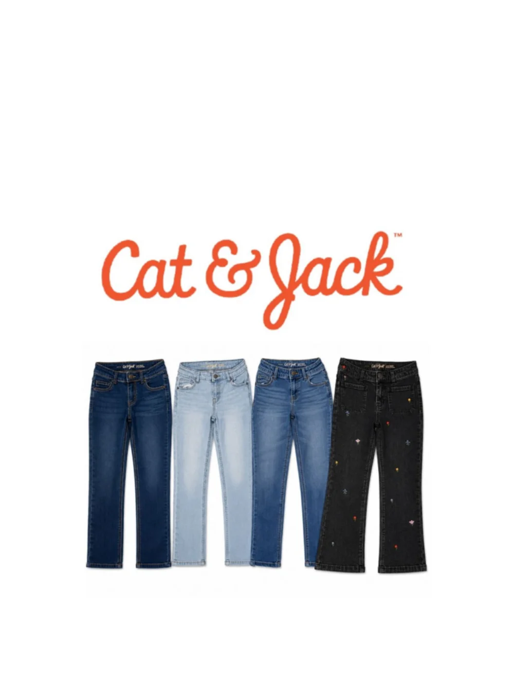 Cat & Jack size large jean bundle